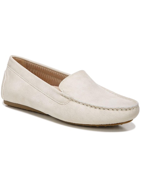 traveler womens faux leather slip on loafers