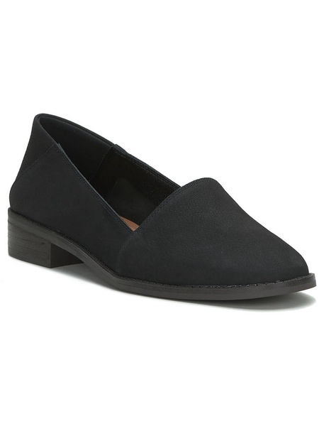 harping womens nubuck slip on flat shoes