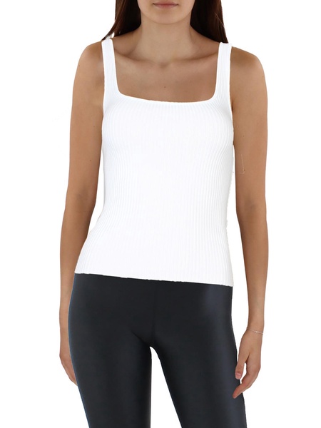 womens square neck sleeveless shell