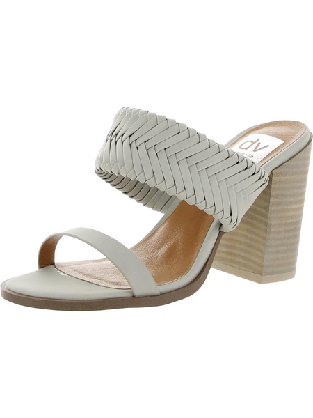 bambi womens faux leather dressy slide sandals