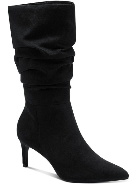 lissa womens fax suede slouchy booties