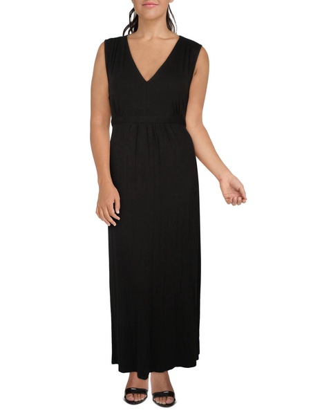 womens scoop neck long maxi dress