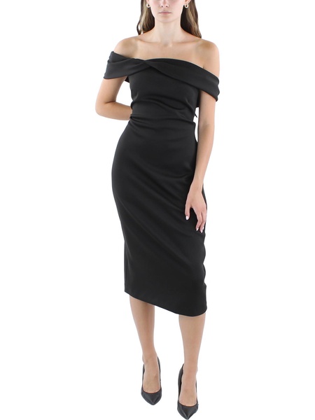 womens solid polyester wear to work dress