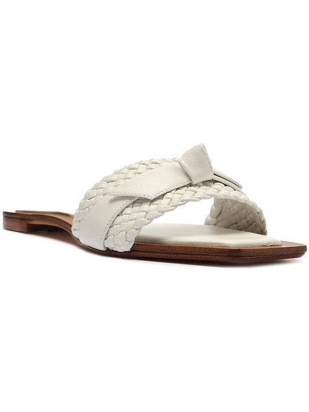 clarita womens woven slip on slide sandals