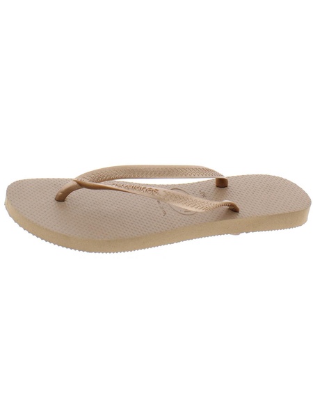 slim womens textured thong flip-flops