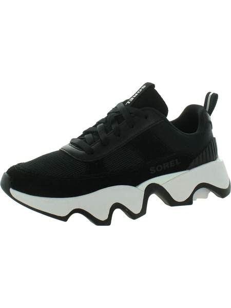 kinetic impact ii wonder lace womens suede chunky casual and fashion sneakers