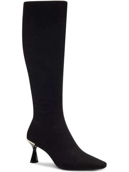 ceceep womens pointed toe heels knee-high boots