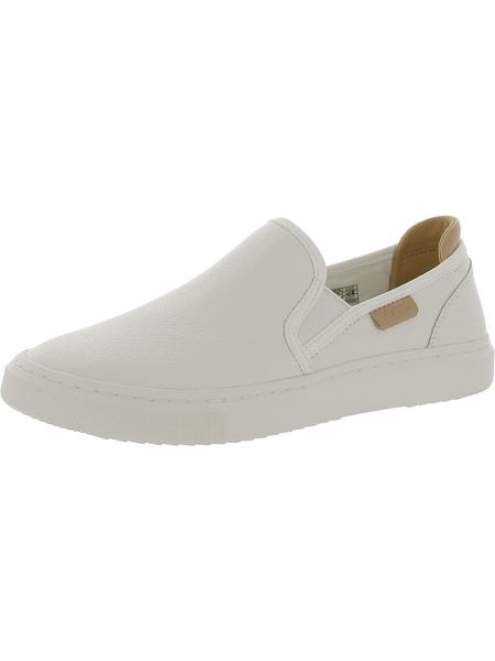 womens leather slip-on sneakers