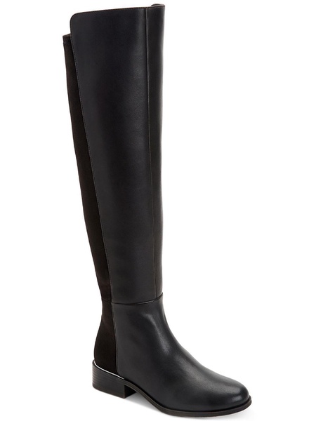 ludlowe womens laceless leather over-the-knee boots