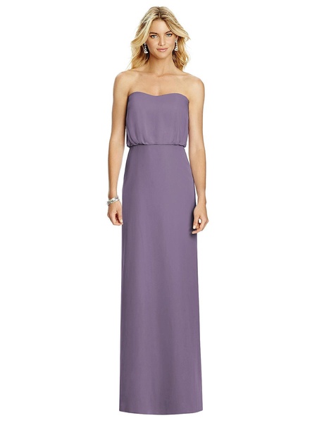 full length lux chiffon blouson bodice