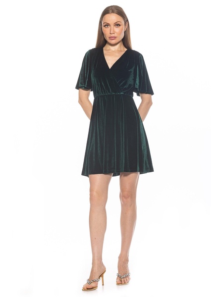 oakless velvet dress