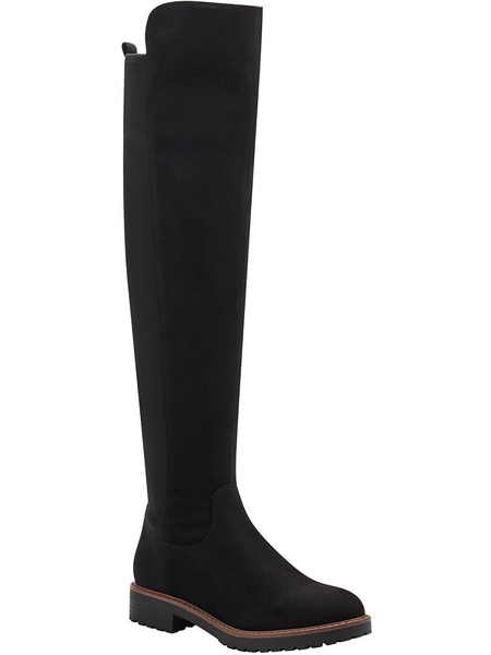 faithe  womens narrow calf pull on over-the-knee boots