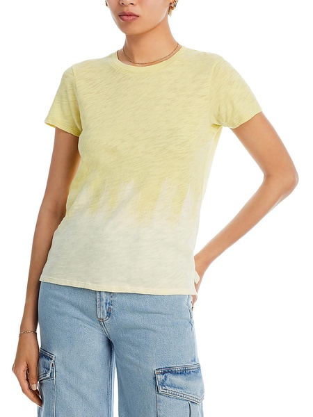 womens slub tie-dye t-shirt