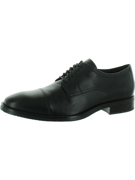 mens leather lace-up oxfords