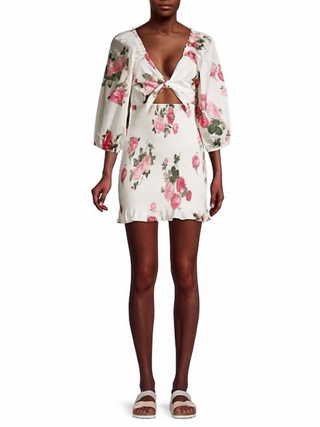 kyndra dress in paradise pink