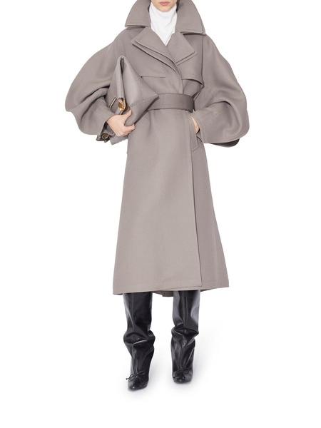 Wool-Blend Trench Coat