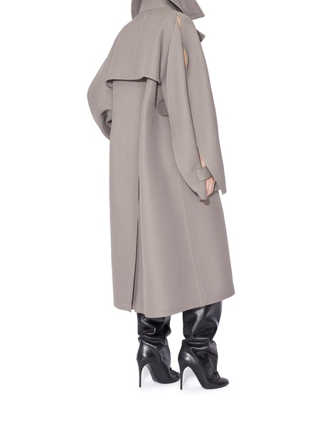 Wool-Blend Trench Coat
