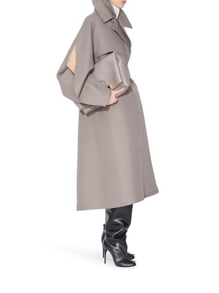 Wool-Blend Trench Coat