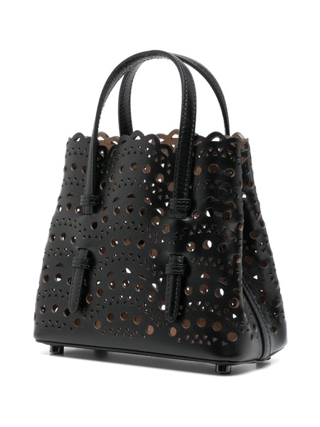 Mina 16 Vienne Wave leather tote bag