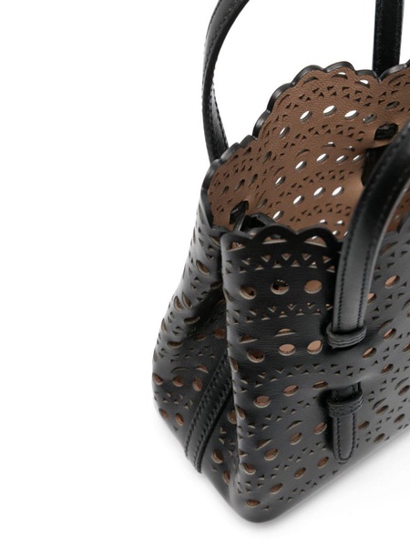 Mina 16 Vienne Wave leather tote bag