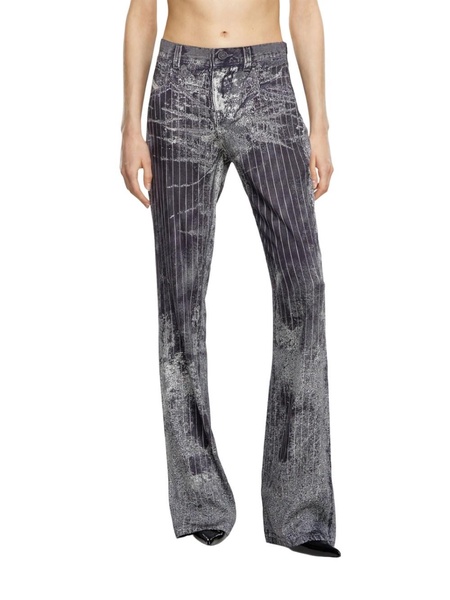 Diesel Retty Straight Pinstriped Jeans