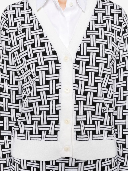 Kenzo Cardigan With Jacquard Pattern