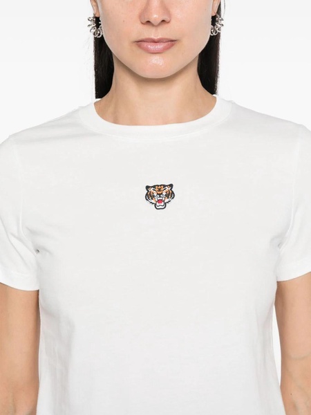 Kenzo T-Shirt With `Lucky Tiger` Embroidery