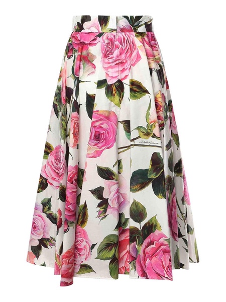 Floral Midi Skirt