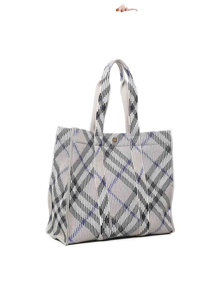 Tote Bag In Vintage Check Print