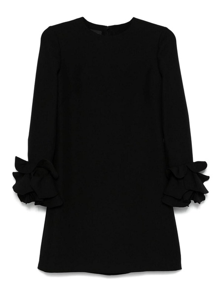 Wool And Silk Blend Embroidered Dress