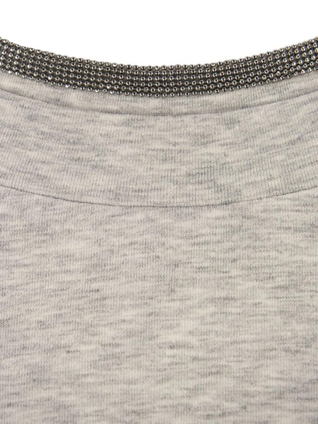 Embellished jersey T-shirt