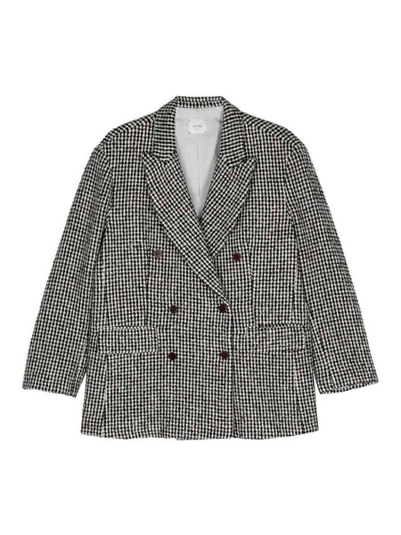 Wool Blend Double-Breasted Coat