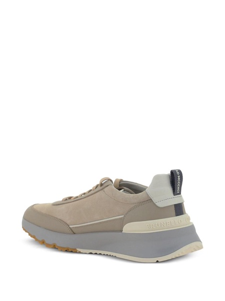 Paneled sneakers