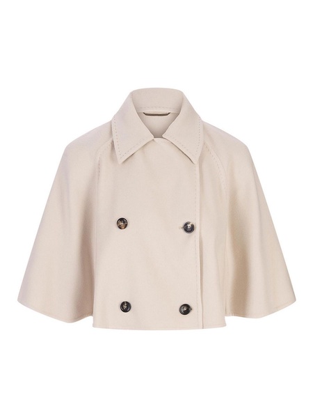 Volume Wool And Cashmere Cape
