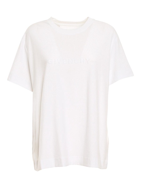 Towelling logo T-shirt