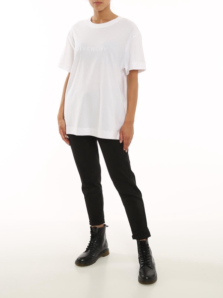 Towelling logo T-shirt