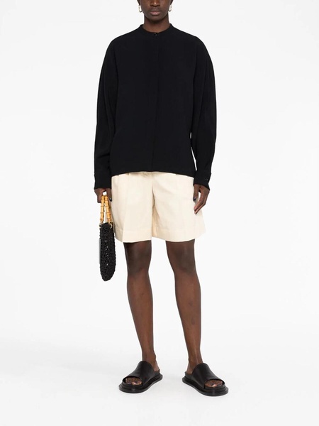 Mandarin collar shirt