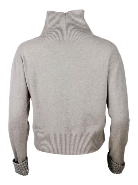 Wool blend crewneck