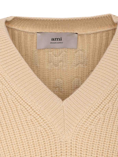 Ami Paris Ribbed Sweater