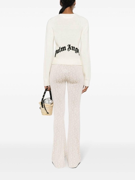 Logo wool blend sweater