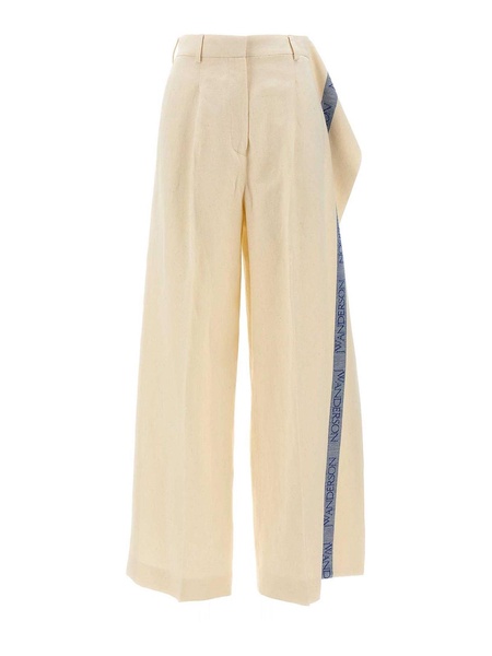 Logo Band Panel Pants