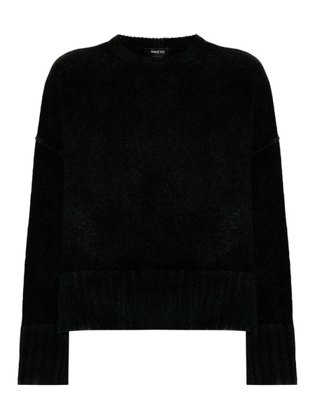 Wool Adn Cashmere Blend Crewneck Sweater