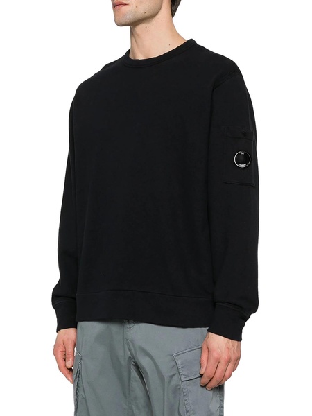 Crewneck Sweatshirt With Detail On The Sleeve