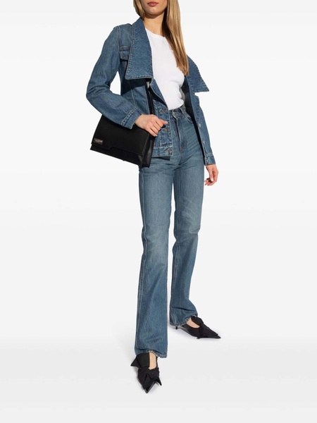 Straight leg jeans