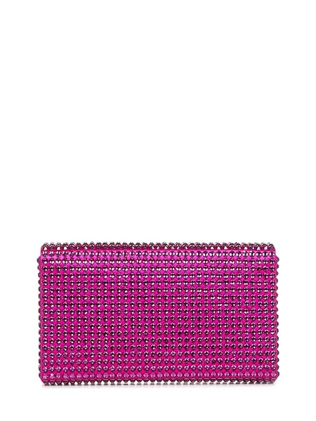 Fuchsia Clutch with Crystals