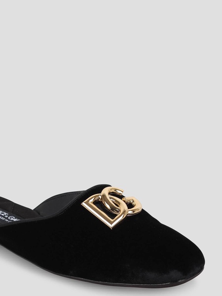 Slippers With Logo Plaque