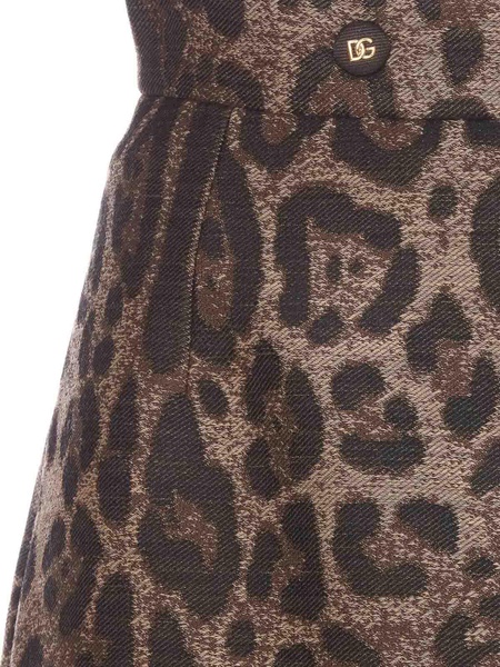 Printed leo skirt