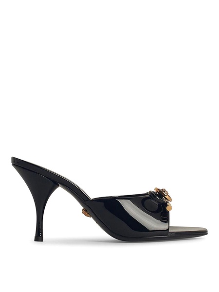 Black Leather Sandals