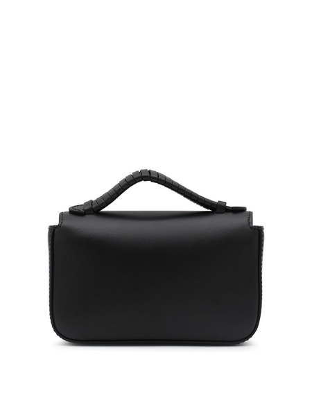 Black Leather Shoulder Bag