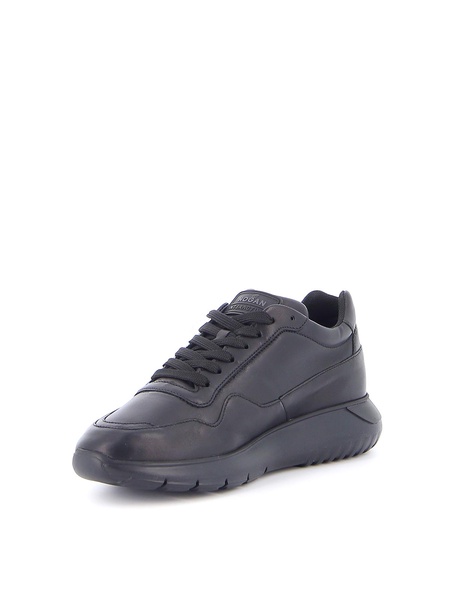 Interactive black sneakers